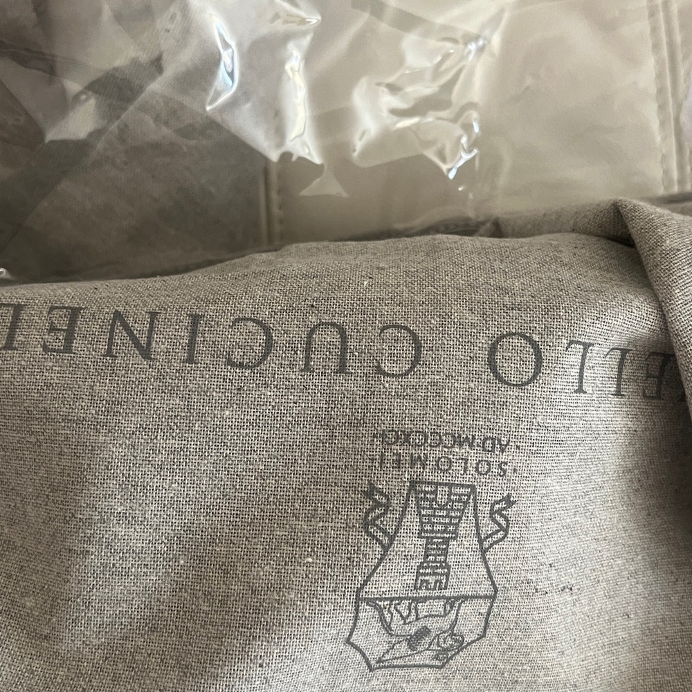 New Brunello Cucinelli Light Gray Travel Cover Dust Bag zipper storage - Picture 7 of 7